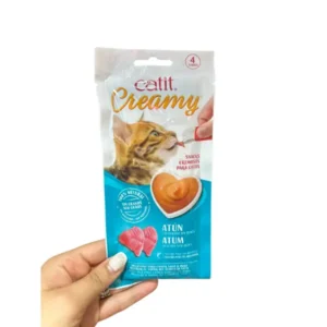 SNACKS CREMOSOS PARA GATOS. SABOR A ATUN .CONTIENE 4 TUBOS