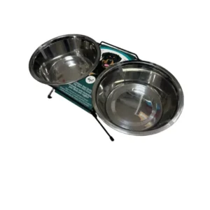 COMEDERO DOBLE DE ACERO